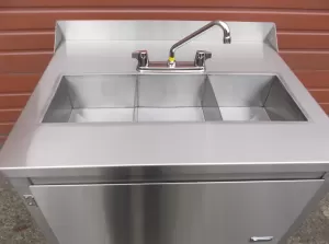3 Bay Mobile Sink -  by Apollo Custom Manufacturing