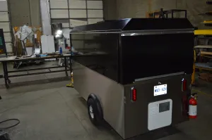 Mobile Griddle Steamer Cart - Food Carts by Apollo Custom Manufacturing