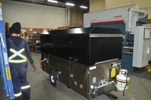 Mobile Griddle Steamer Cart - Food Carts by Apollo Custom Manufacturing